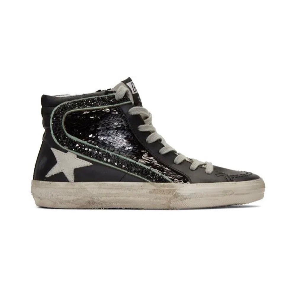 Golden Goose | ice star high top sequin sneakers